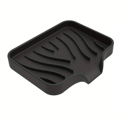 Silicone Soap Dish Reusable Soap Holder Black