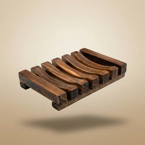 Wooden Soap Dish – Handmade Natural Wood