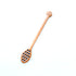 Bamboo Honey Dipper Drizzle Stick Natural Oval