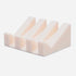 Silicone Soap Dish Angled Self-Draining Cream