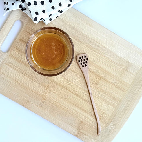 Bamboo Honey Dipper Drizzle Stick Natural