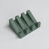 Silicone Soap Dish Angled Self-Draining Sage