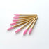 Bamboo Mascara Wands Eco-Friendly Pack of 25 Pink