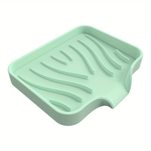 Silicone Soap Dish Reusable Soap Holder Sage