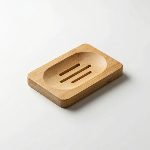 Reversible Bamboo Soap Dish
