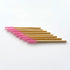 Bamboo Mascara Wands Eco-Friendly Pack of 25 Pink