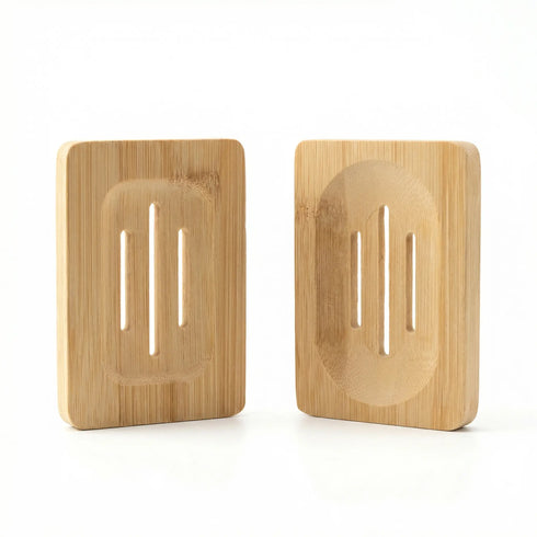 Reversible Bamboo Soap Dish