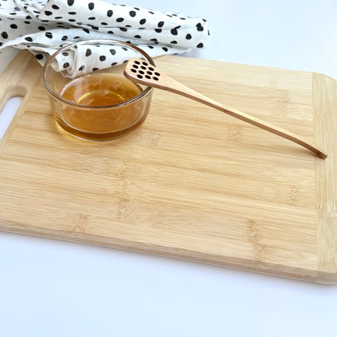 Bamboo Honey Dipper Drizzle Stick Natural