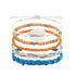 Waxed Cord Beaded Summer Boho Bracelet Sets