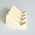 Silicone Soap Dish Angled Self-Draining Cream