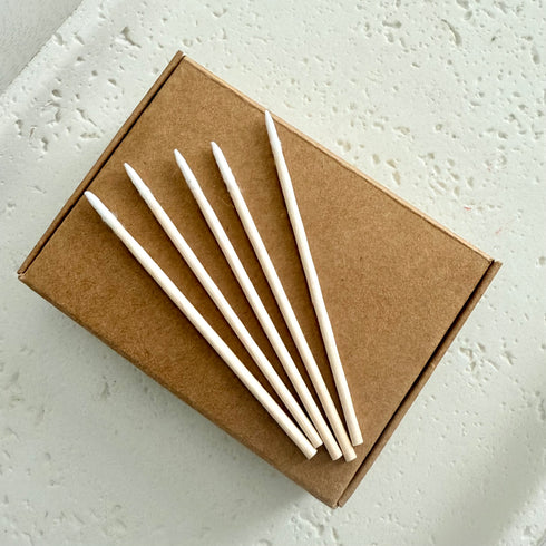 Bamboo Cotton Swabs with Pointy Tip