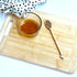 Bamboo Honey Dipper Drizzle Stick Natural Oval