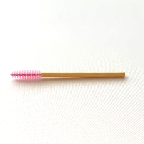 Bamboo Mascara Wands Eco-Friendly Pack of 25 Pink