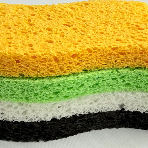 Compostable Cellulose Sponges Multi Pack Set of 4