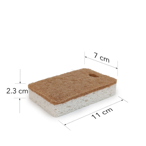 Coconut and Cellulose Biodegradable Dish Scrubber Sponge