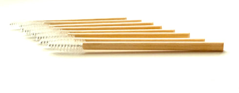 Bamboo Mascara Wands Eco-Friendly Pack of 25 Clear