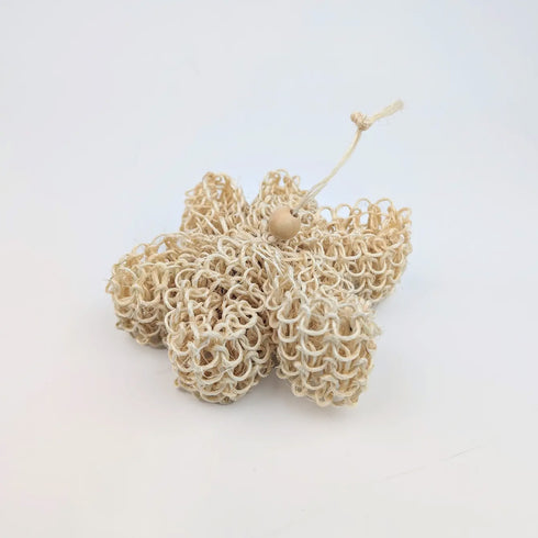 Daisy Flower-Shaped Sisal Bath Scrubber