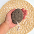 Natural Lava Pumice Stone with Cotton Hanging String Brown