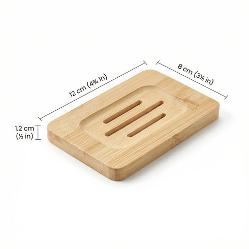 Reversible Bamboo Soap Dish