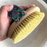 wooden dry body brush - sisal bristles