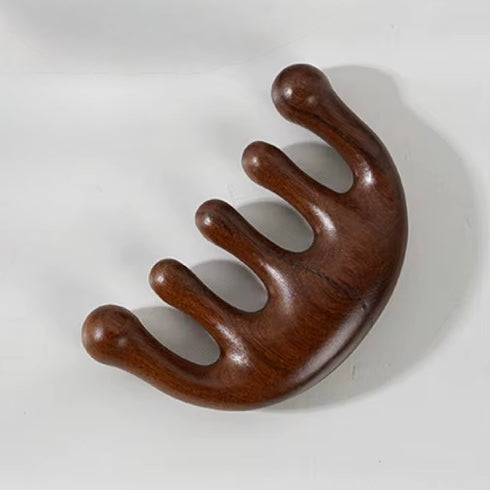 Natural Sandalwood Massager Meridian Comb
