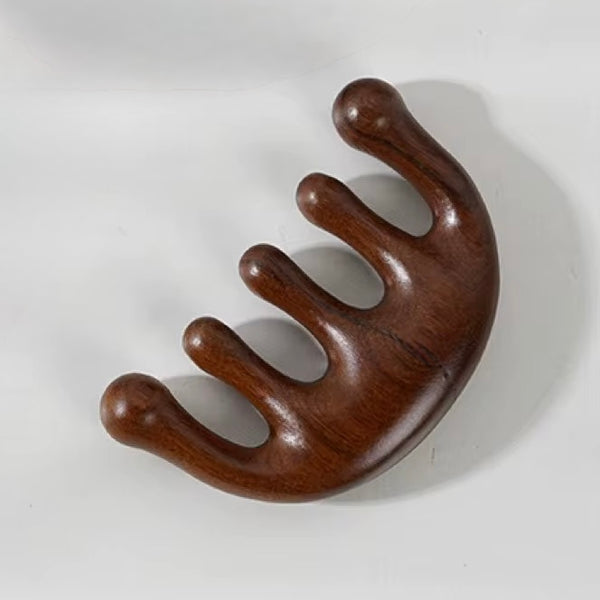 Natural Sandalwood Massager Meridian Comb