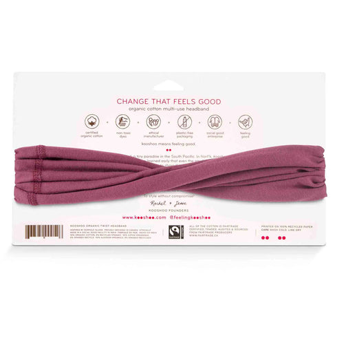KOOSHOO Organic Twist Headband