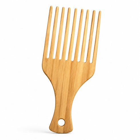Natural Bamboo Hair Pick | Plastic Free
