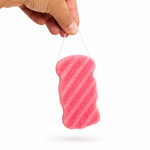 Natural Organic Konjac Body Sponge | Pink