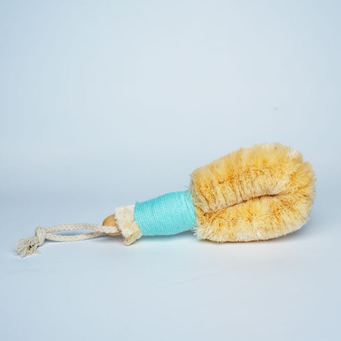 Japanese Style Sisal Dry Body Brush with Rope