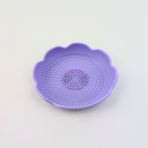 Flower-Shaped Silicone Scrubber Pads – Multi-Texture Cleaning Mats for Dishes, Makeup Brushes & More
