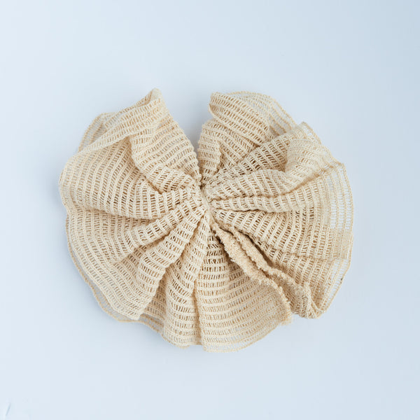 Natural Ramie Mesh Bath Pouf – Eco Shower Sponge