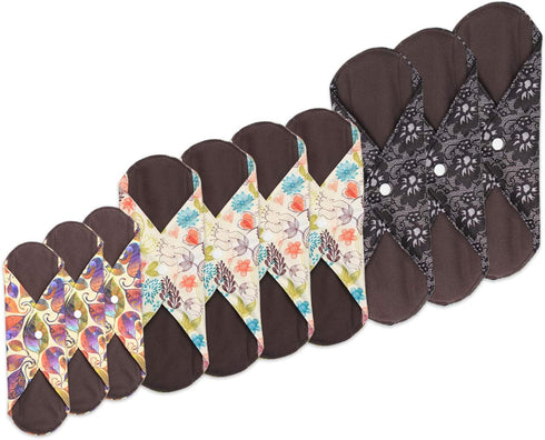 Cloth Reusable Period Pads (Set of 10)
