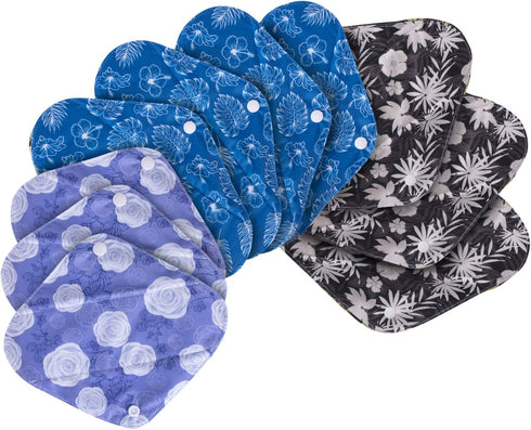 Cloth Reusable Period Pads (Set of 10)