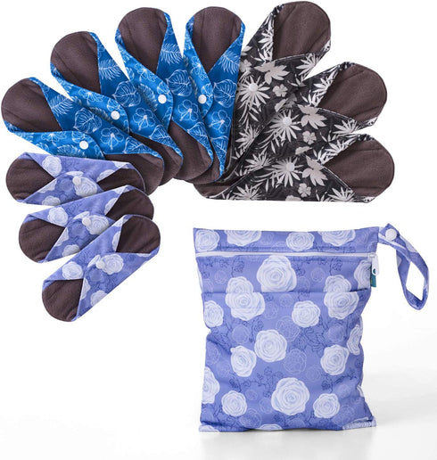 Cloth Reusable Period Pads (Set of 10)