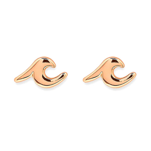 Pura Vida Wave Stud Eerrings