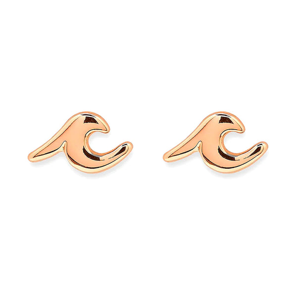 Pura Vida Wave Stud Eerrings