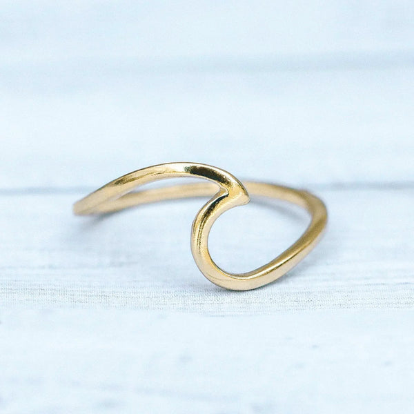 Pura Vida Wave Ring - Gold