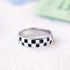 Pura Vida Checkerboard Ring - Silver