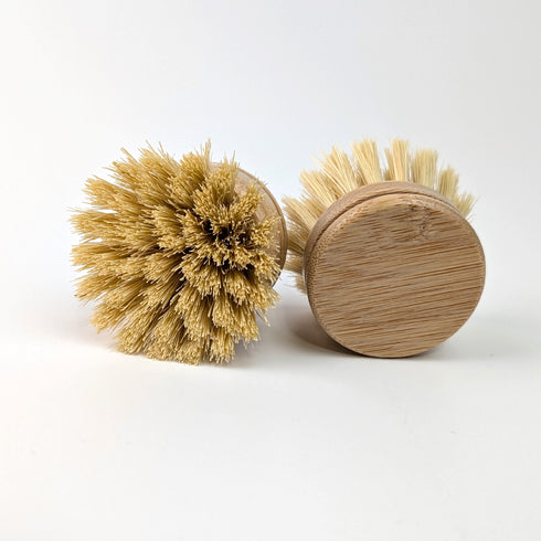 bamboo brush replacement head with sisal bristles wholesale