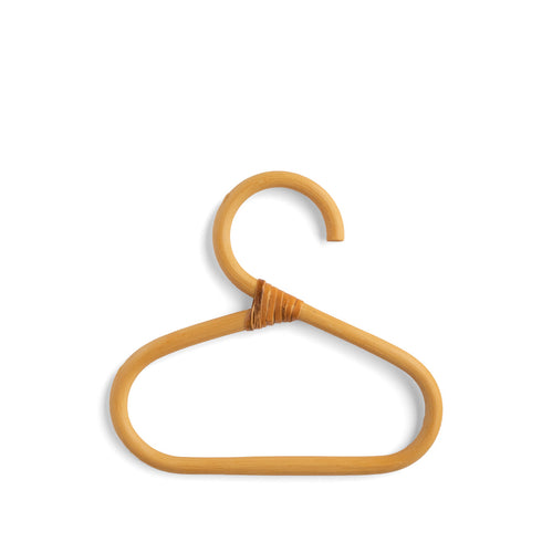 doll rattan clothes hanger (set of 3)