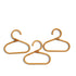 doll rattan clothes hanger (set of 3)