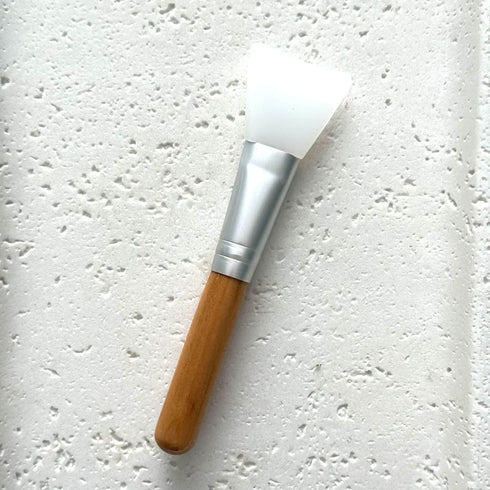 Mini Spa Face Mask Applicator – Silicone & Wood
