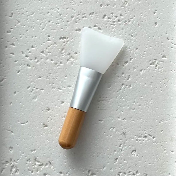 Mini Spa Face Mask Applicator – Silicone & Wood