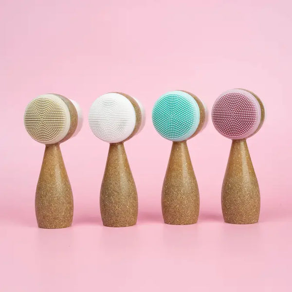 2-Sided Soft Bristles Face Cleansing Brush