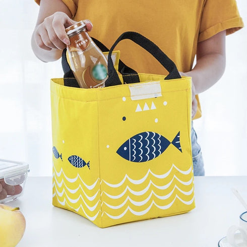 Insulated lunch bag food storage container