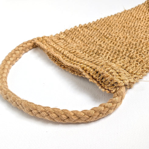 Natural Jute Back Scrubber Belt – Eco Exfoliating Shower Strap