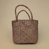 Mini Woven Seagrass Tote – Natural & Brown (Kids' Size)