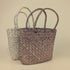 Mini Woven Seagrass Tote – Natural & Brown (Kids' Size)
