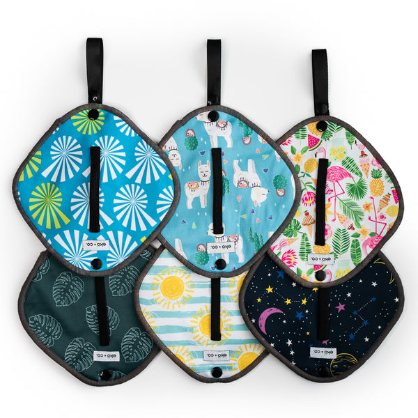 Reusable Pee Cloth - Charcoal Bamboo